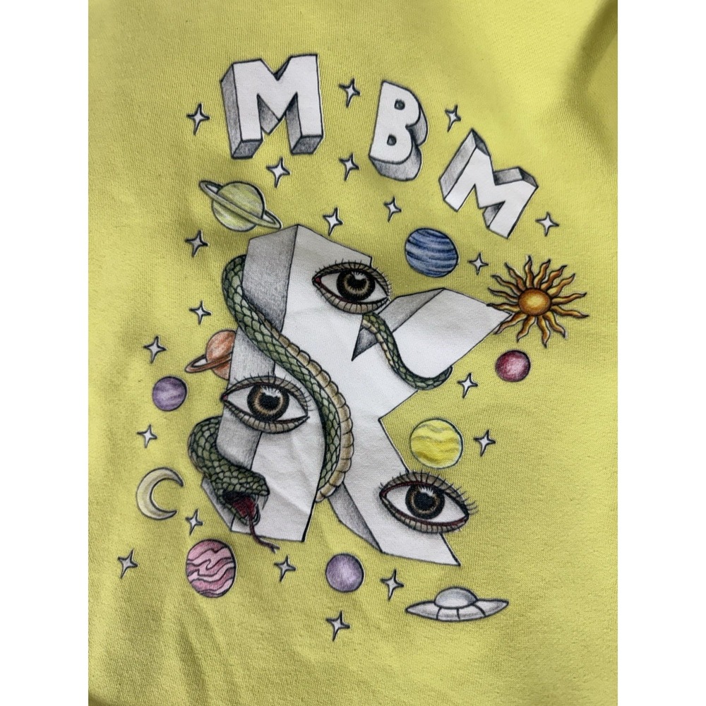 Kodonism x MBM Hoodie Yellow Kodone Graphic Sweatshirt Skater M - Picture 3 of 9